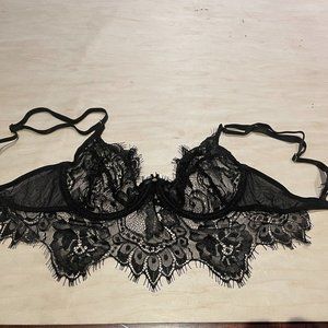 Gooseberry Intimates Longline Be Mine Bralette NWT